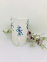 Load image into Gallery viewer, Handmade Bud Vase For Flowers. Blue White Design.

